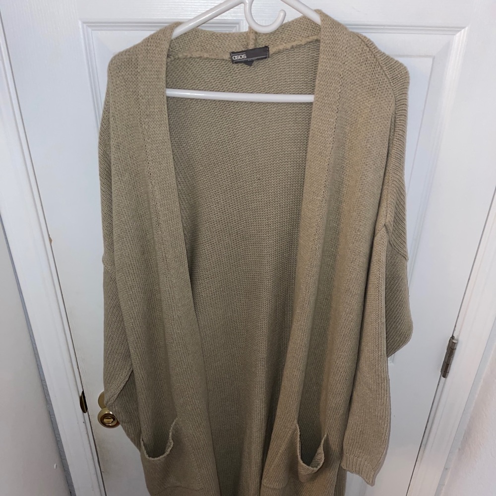 Men’s oversized long cardigan